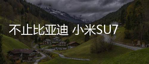 不止比亚迪 小米SU7标准版新增宁德时代电池：确保6月交付破万