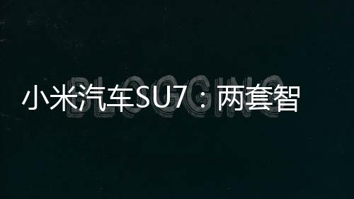 小米汽车SU7：两套智驾方案，城市领航8月全国开通